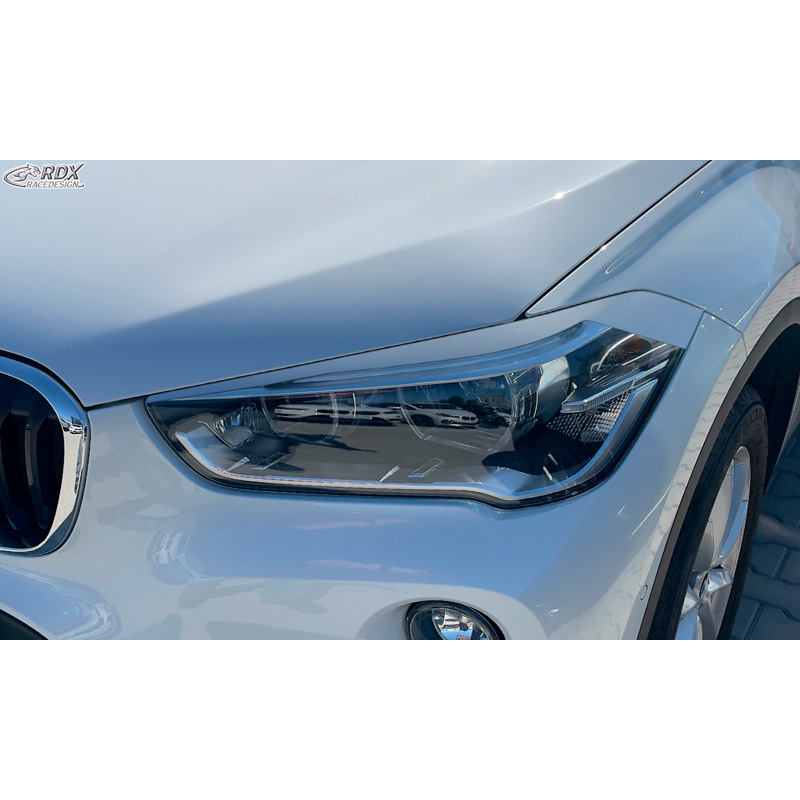 Koplampspoilers  BMW X1 F48 2015-2019 (ABS)