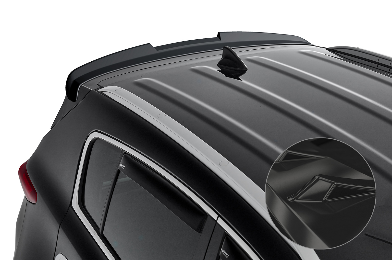 Spoiler Kia Sportage QL/QLE CSR glans Zwart