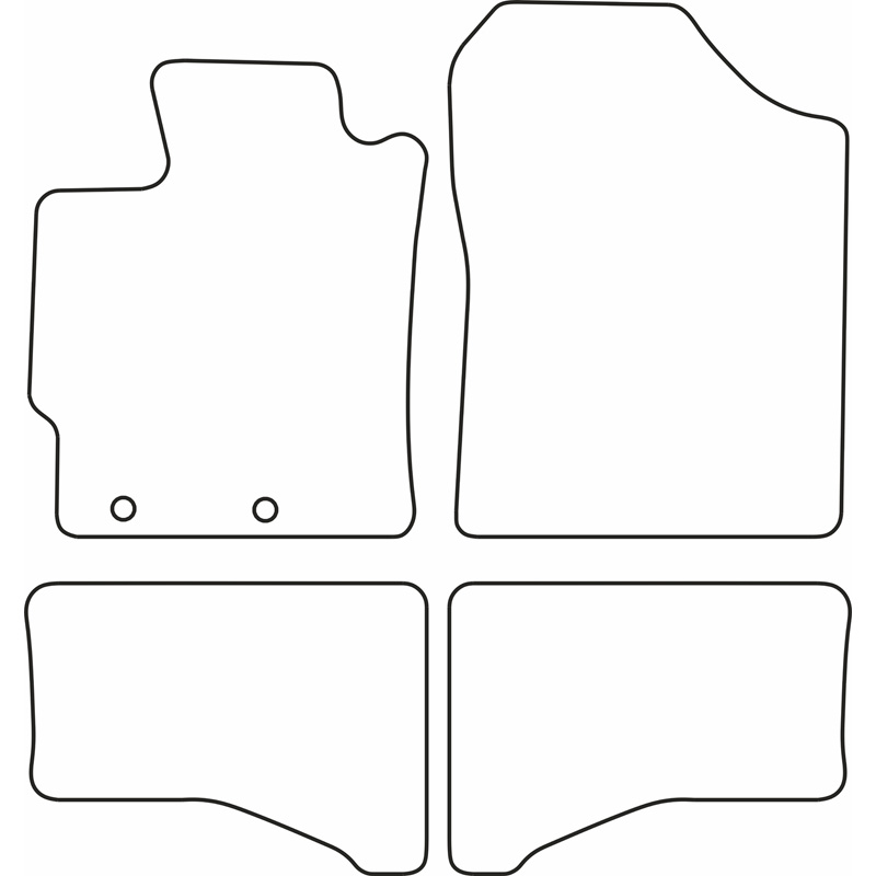 Automatten  Toyota Yaris Hybrid 2012-2020