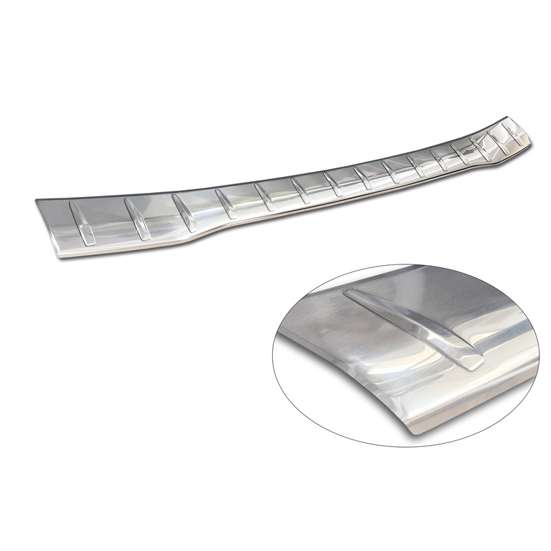 RVS Achterbumperprotector  Ford Transit Custom & Tourneo Custom (V710) 2023- / Volkswagen Transporter T7 2024- 'Ribs'