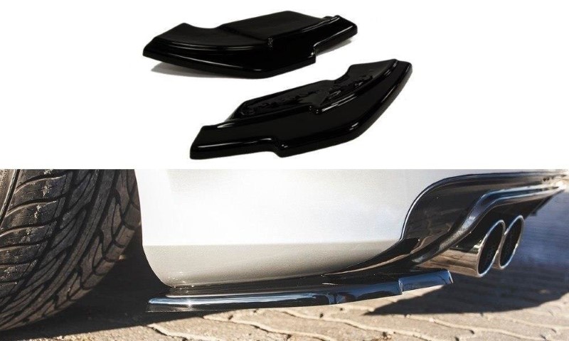 Achterzijde spoilers Audi S3 8P / S3 8P FL Glanzend zwart