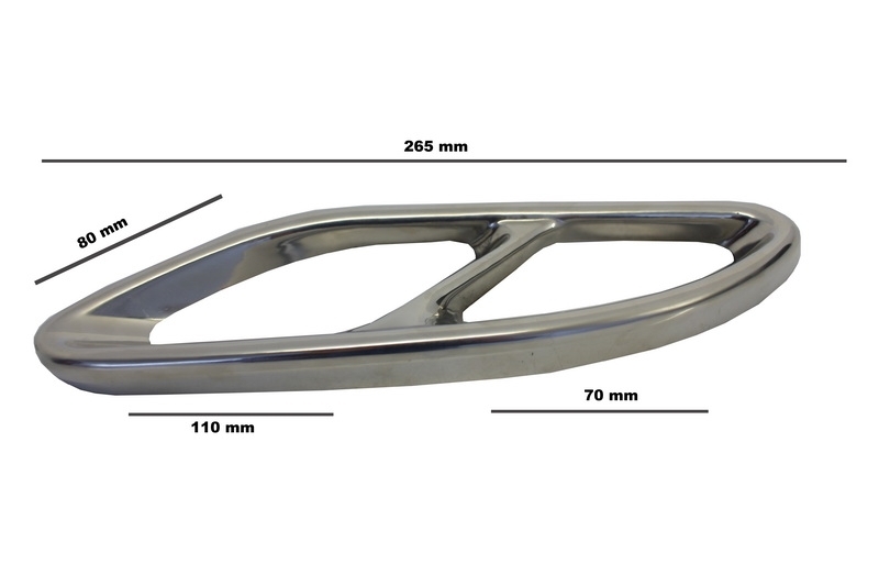 Sierstukken 43 AMG look Mercedes C W205 E W212 GLE W166 GLC W253