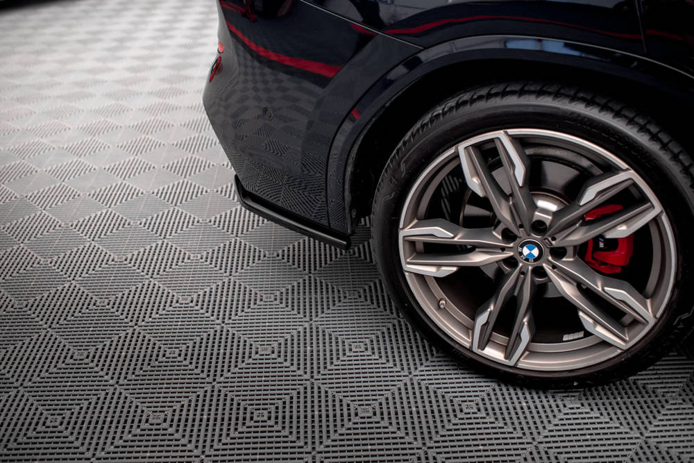 Zijdiffusers BMW X3 M-Pakket / M40D / M40i G01 Maxton Glans Zwart