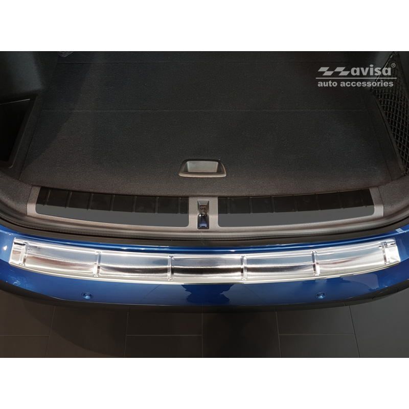 RVS Achterbumperprotector  BMW X1 (F48) M-Pakket 2015-2022 'Ribs'