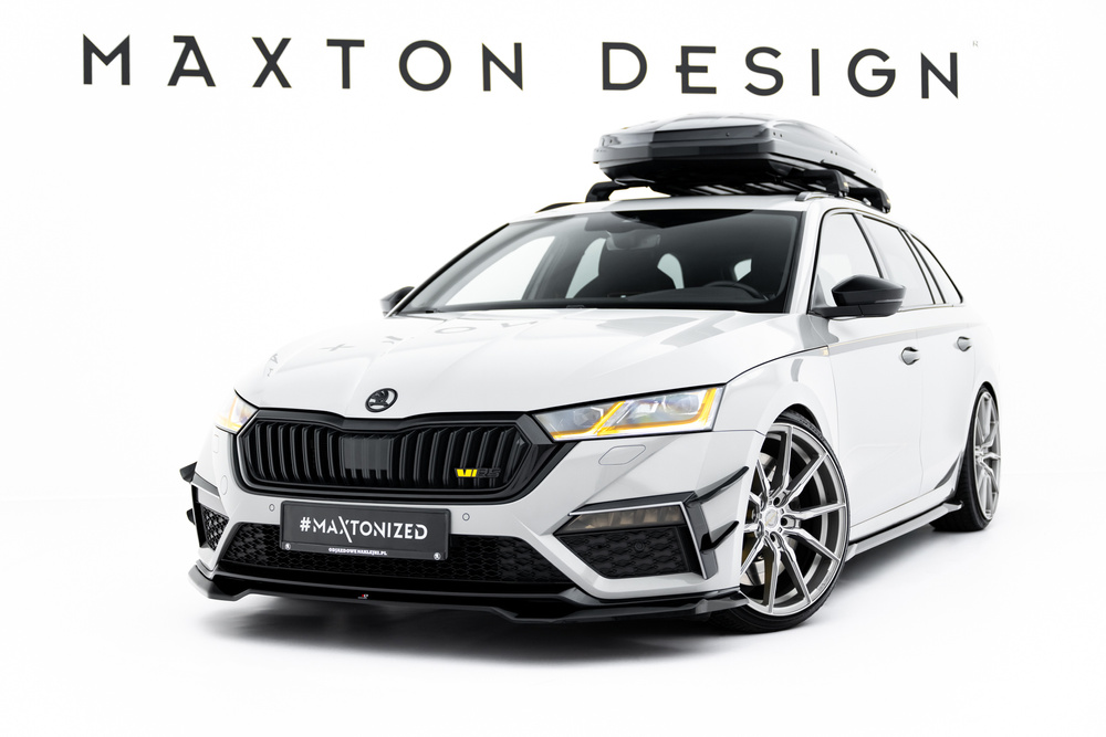 Voorspoiler V.4 Skoda Octavia RS MK4 Maxton