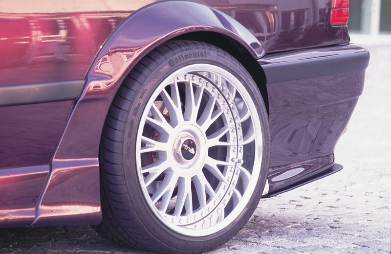 Wielkastverbreders achter BMW E36 Sedan Breedversie Polyester Ri