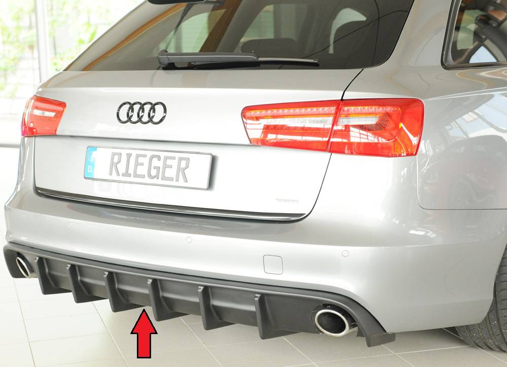 Achterdiffuser Audi A6 (4G/C7) – 11.10-08 (met trekhaak)