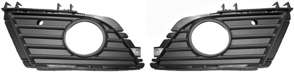 Bumper Rooster set CORSA 03-06 met Mistlamp