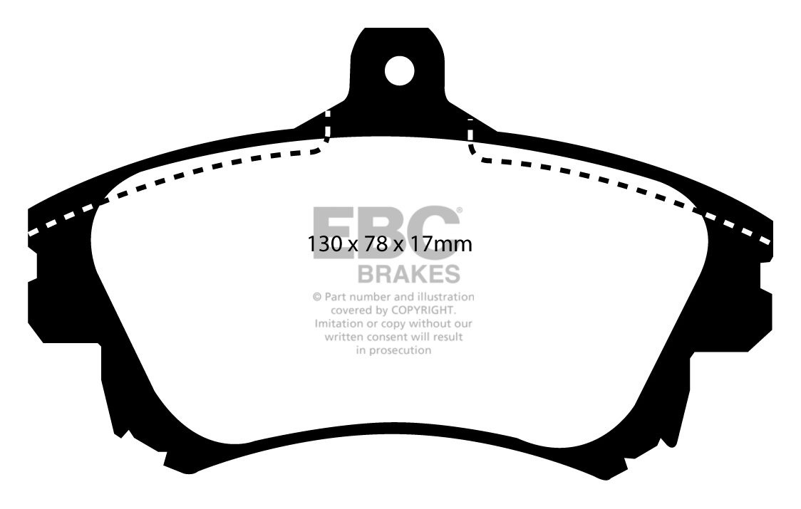 EBC Brakes VOLVO S40 2.0 Turbo (160 BHP) 97-2004 Remblokken voor