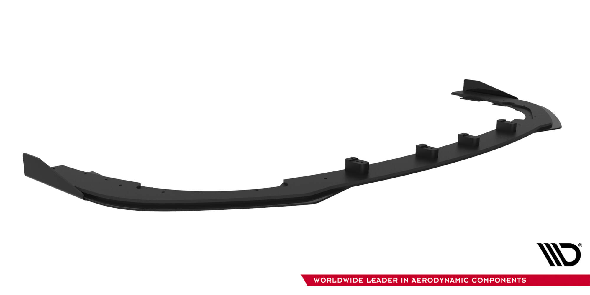 Street Pro Voorspoiler + Flaps Subaru Impreza WRX STI MK3 Facelift Maxton Glanzend zwart