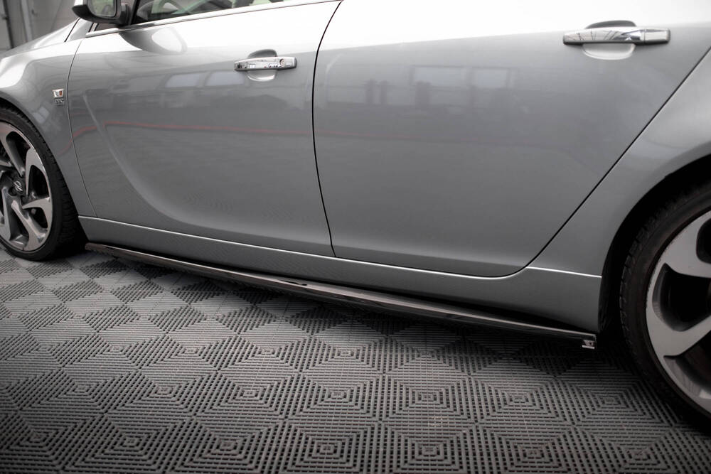 Zijskirts Opel Insignia OPC Line Glans Zwart
