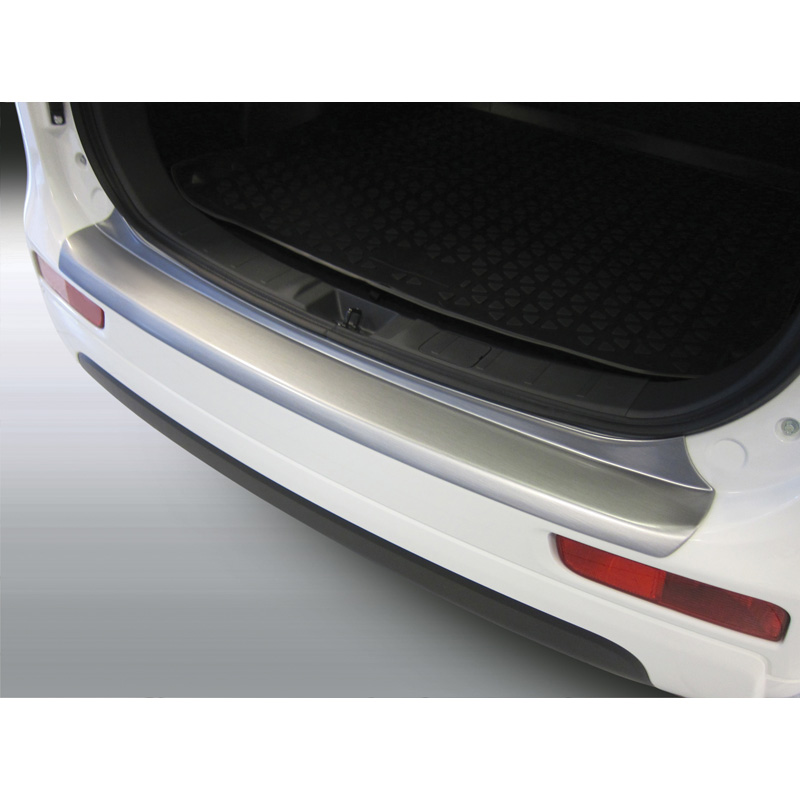 ABS Achterbumper beschermlijst  Mitsubishi Outlander 9/2012-9/2015 'Brushed Alu' Look