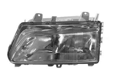 koplamp, H1+H1, elektr verstelb, rechts,-1999 Peugeot 806, 1994-
