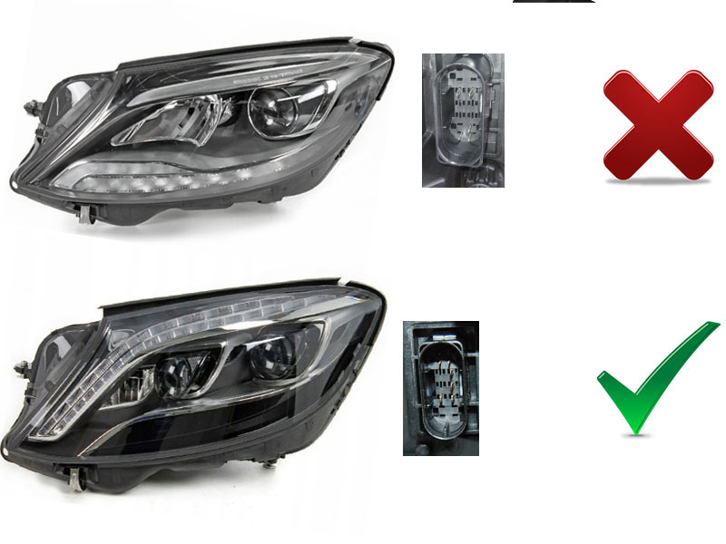 Koplampen Mercedes S-Class W222 FULL LED (2013-2017) Facelift Look