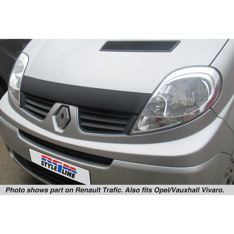 RGM Motorkap cover/beschermer   Opel Vivaro & Renault Trafic 2006-08/2014 Zwart