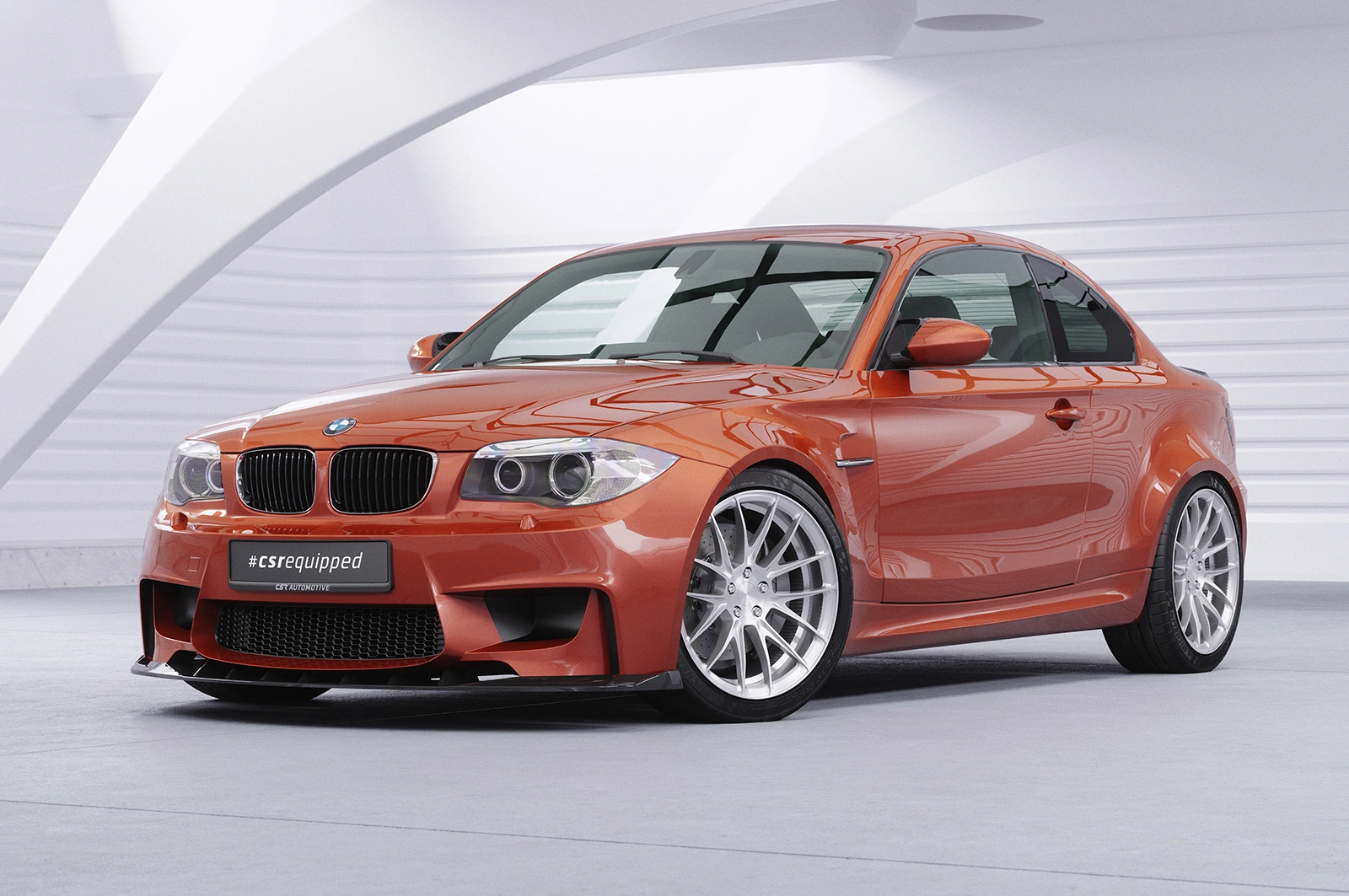Voorspoiler BMW 1er E82 M Coupe Glans Zwart – CSR Automotive