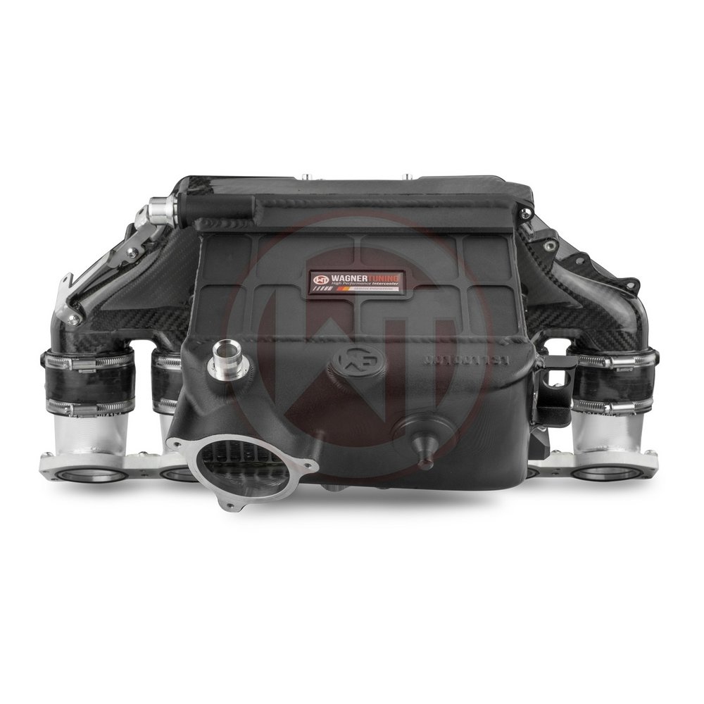 Intercooler BMW X4 F98 X4M 3.0 S58motor Hybrid Carbon inlaatspruitsuk met Wagner watercooler