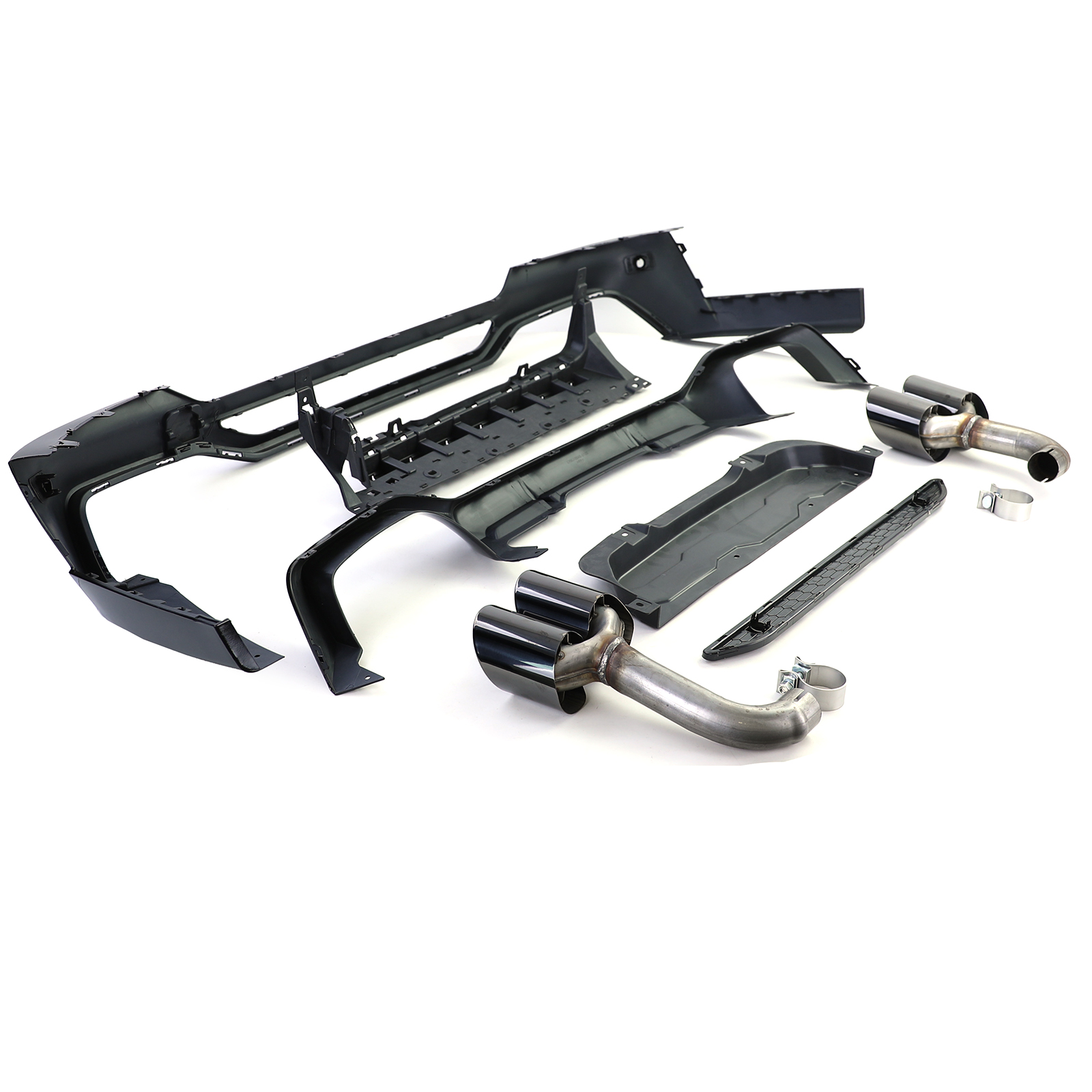 Diffuser BMW X4 G02 M Look Glans Zwart