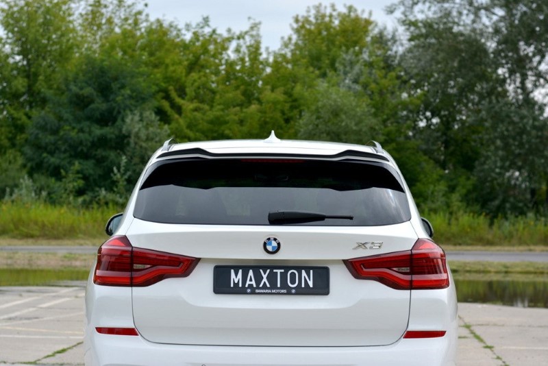 Spoiler BMW X3 M Pakket / M40D / M40i  G01 Maxton Glans Zwart