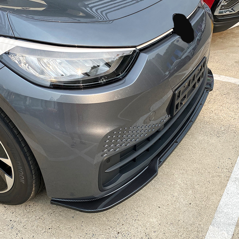 Voorspoilerlip  Volkswagen ID.3 2020- (Glanzend Zwart ABS)