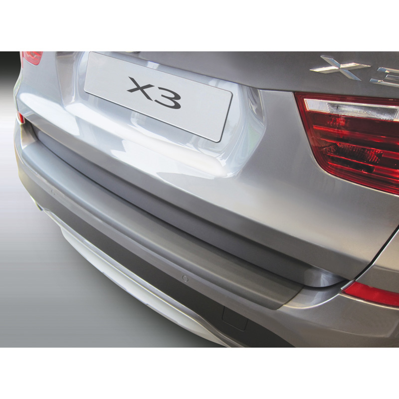 ABS Achterbumper beschermlijst  BMW X3 F25 SE 4/2014-2017 Zwart
