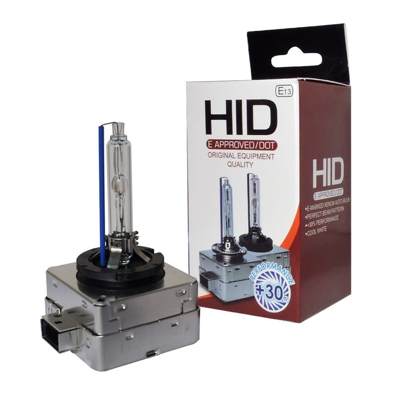 HID-Xenon lamp D3S 5000K + E-Keur, 1 stuk