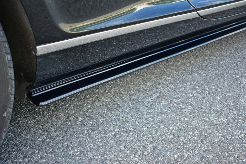 Zijskirts Diffusers Bentley Continental GT Glanzend Zwart