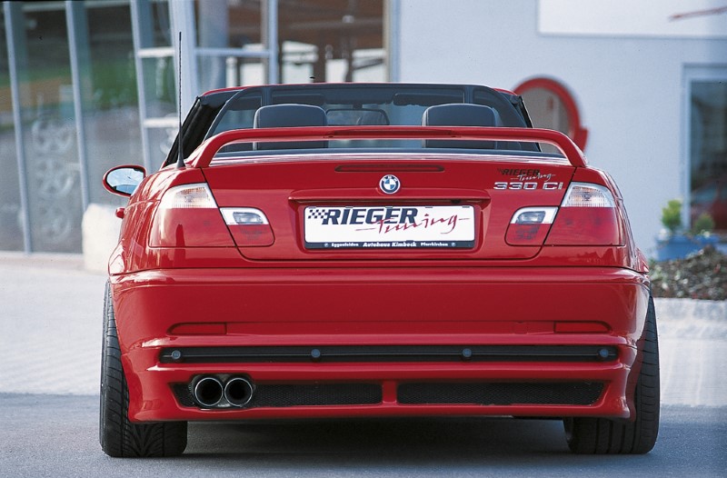 Achterbumper Diffusor BMW E46 coupe/cabrio Rieger
