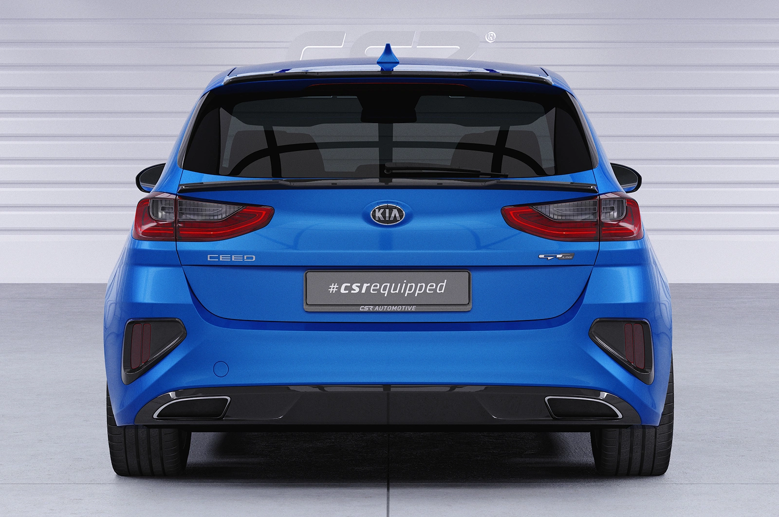 Achterspoiler Kia Ceed (CD) Glans Zwart – CSR Design