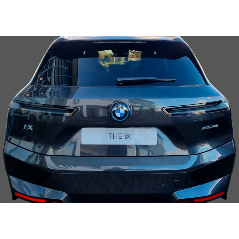 ABS Achterbumper beschermlijst  BMW iX (I20) incl. 'M' Sport & 'M' 2022- Zwart