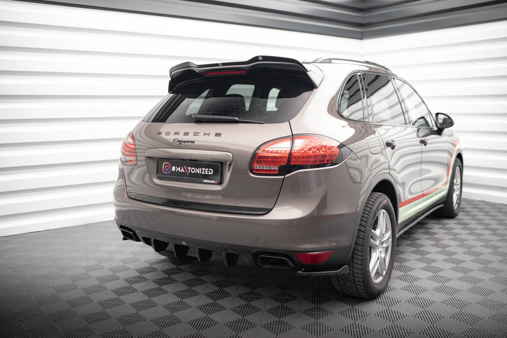 Diffuser Porsche Cayenne MK2 Maxton Glans Zwart