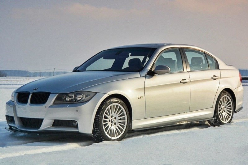 Zijskirts Diffusers BMW 3 E90/91 MPACK Glanzend Zwart