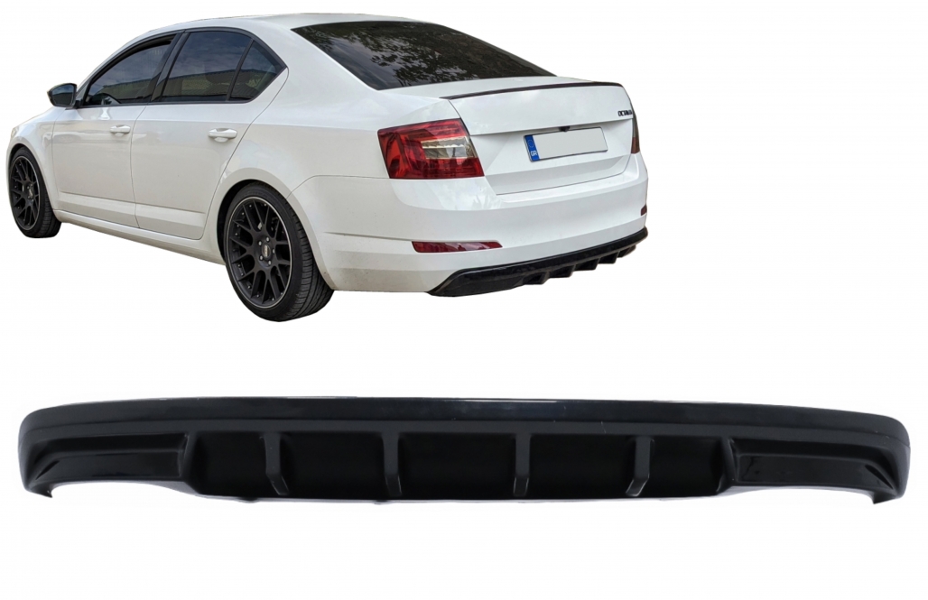 Diffuser Skoda Octavia III 5E 13-19 Glans Zwart
