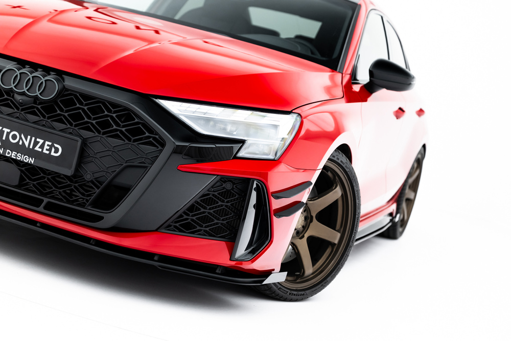 Street Pro Voorspoiler + Flaps Audi RS3 Sedan 8Y Facelift