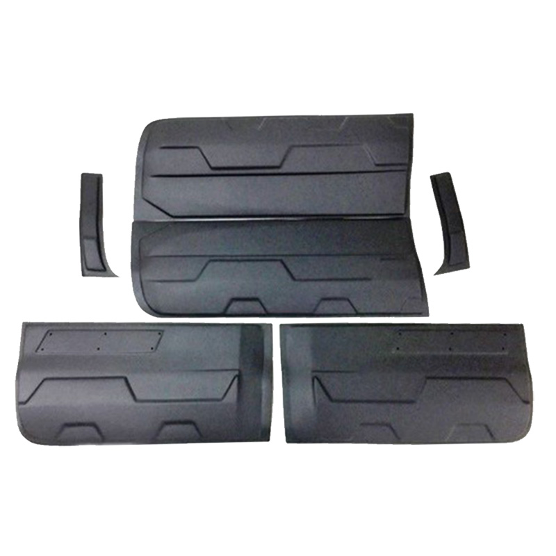 Deurpanelen  Ford Ranger T6/T7/T8 2012-2022 (Jumbo) - Glanzend zwart