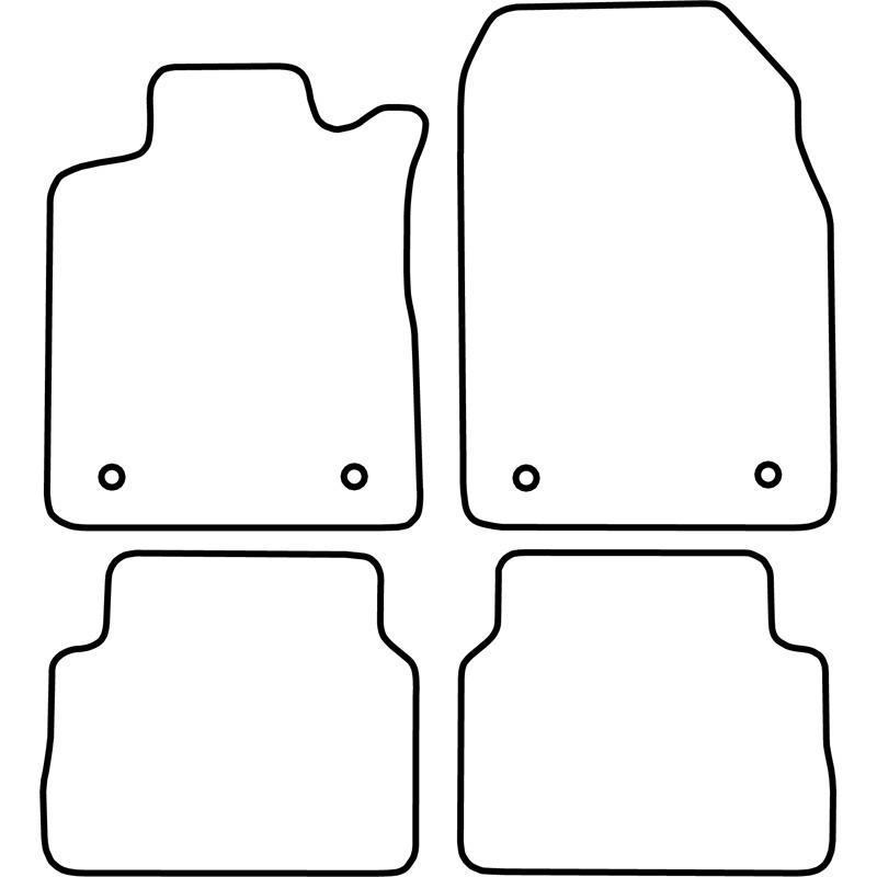 Automatten Velours  Opel Vectra C 2004-2009