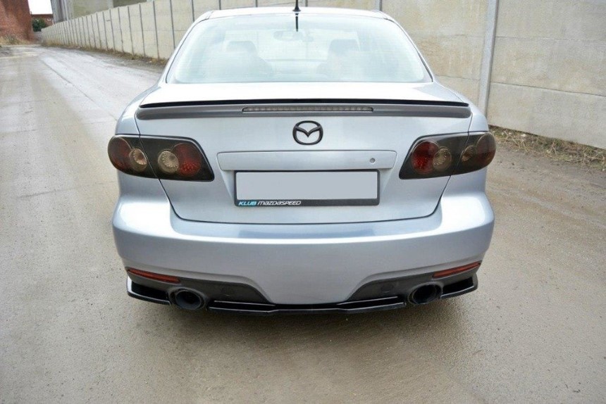 Diffuser Mazda 6 Mk1 Maxton Design glans zwart