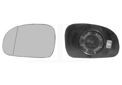spiegelglas, bol glas, verwarmd, rechts Peugeot 406, 1999-2004