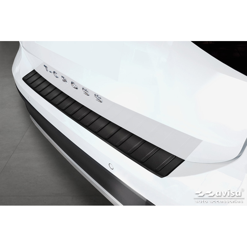 Matzwart RVS Achterbumperprotector  Volkswagen T-Cross 2019-2024 & FL 2024- 'Ribs'