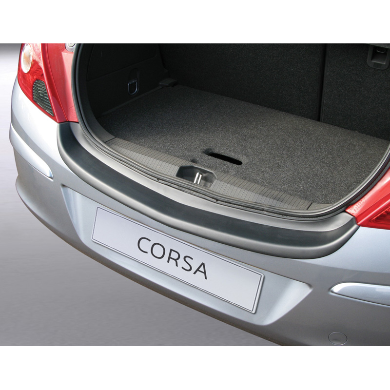 ABS Achterbumper beschermlijst  Opel Corsa D 3 deurs excl. VXR/GSi/OPC Zwart