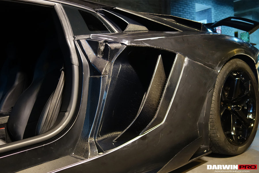 Lamborghini Aventador LP700 Coupe Carbon Fiber Engine Air Intakes 2011-2016