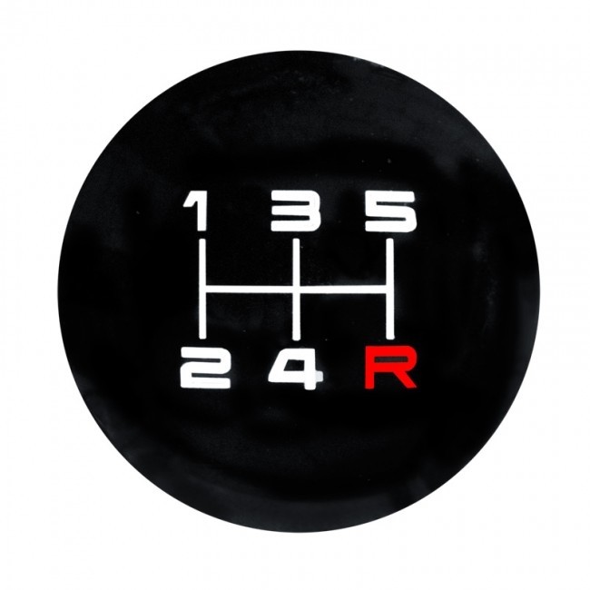 Simoni Racing Pookknop Shift - Aluminium/Zwart Leder + 3 Schakel