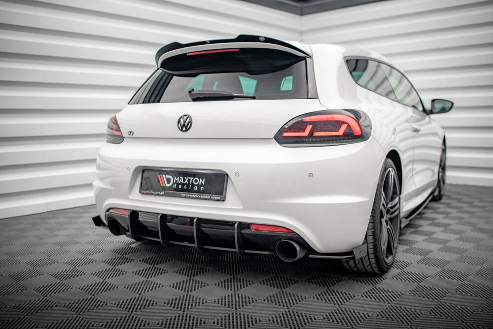 Spoiler V.2 Volkswagen Scirocco R Maxton Glans Zwart