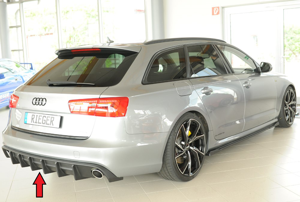 Achterdiffuser Audi A6 (4G/C7) – 11.10-08 (met trekhaak)