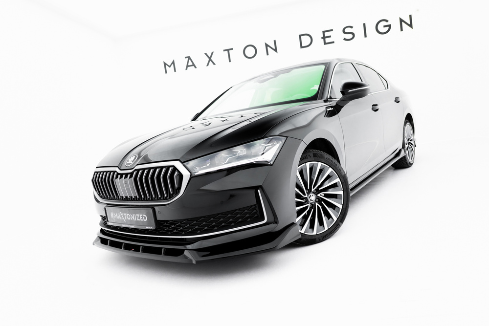 Voorspoiler V.2 Skoda Superb Mk4
