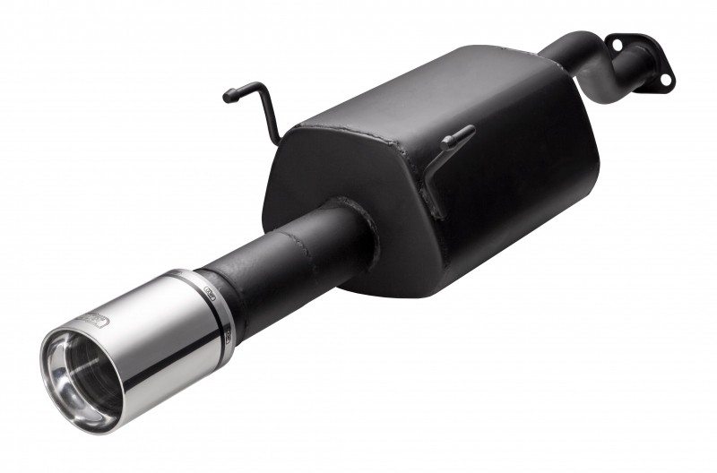 Einddemper Honda Civic VII 2002-2006 RVS eindstuk 2x80mm
