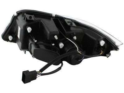 Koplampen BMW 3 serie E90 E91 Angel Eyes zwart