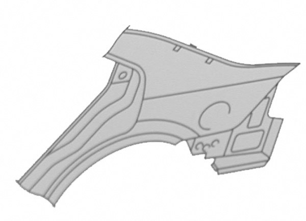 Achterscherm rechts MONDEO 00-07 SEDAN/4 DEURS
