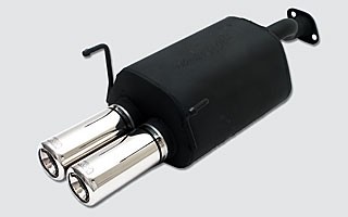 Einddemper Honda Civic (Sedan/coupe) 1992-1996 RVS 95x65mm Ovaal