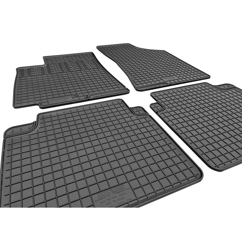 CIKCAR Rubber matten  JAC T8 Pro 2025- & T9 2026- (4-delig + montagesysteem)